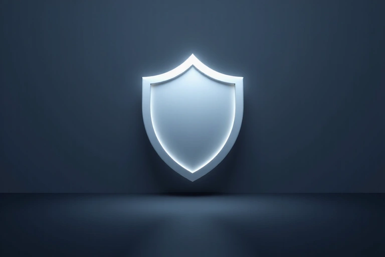 Shield icon representing protection and disclaimer