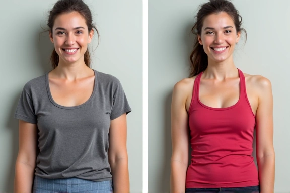 Sarah before and after weight loss journey